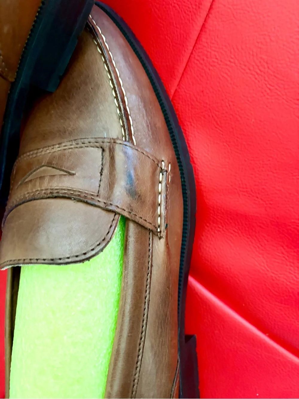 Bass Monroe genuine Leather Penny Loafers new.